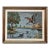 Vintage Framed Needlepoint Landscape With Ducks For Sale