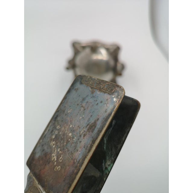 Silver Ashtray with Match in Metal andl Silver from Wellner, 1950s, Set of 2 For Sale - Image 8 of 18