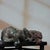 Chinese Vintage Gilt Bronze Mythical Beast Figure – Water-Absorbing Beast (Xishui Shou) For Sale - Image 3 of 9