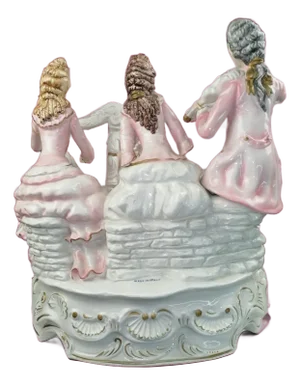 Large Figurine Group of Court Musicians from Capodimonte, 1950s