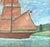 American Antique American Folk Art Painting - Clipper Ship With an American Flag For Sale - Image 3 of 10