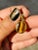 Tiger's Eye Pendant Necklace in 18k Yellow Gold, Oval Cut, 4.65 Ct For Sale - Image 4 of 9
