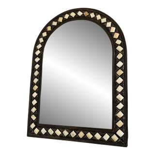Vintage Moroccan Moorish Wall Mirror For Sale
