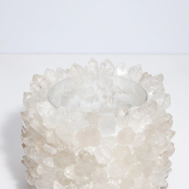 2020s Planter Bowl Classic in Clear Quartz For Sale - Image 5 of 10