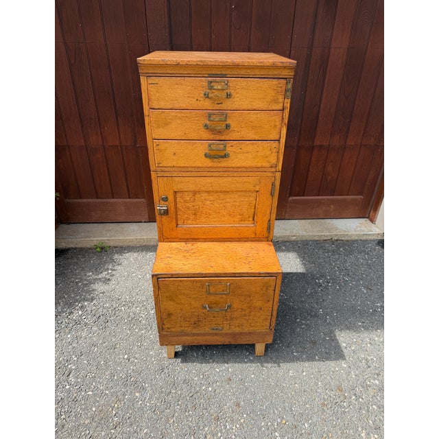 Early 20th Century Library Bureau Quarter-Sawn Oak Modular Filing & Storage Cabinet For Sale - Image 15 of 18