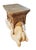Dorothy Draper Large Vintage Plaster Camel Palm Beach Regency Garden Stool For Sale - Image 4 of 11