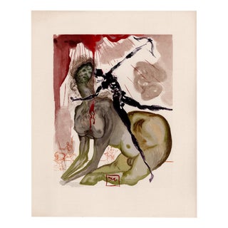 Salvador Dali, The Minotaur, 1964, Original Woodcut For Sale