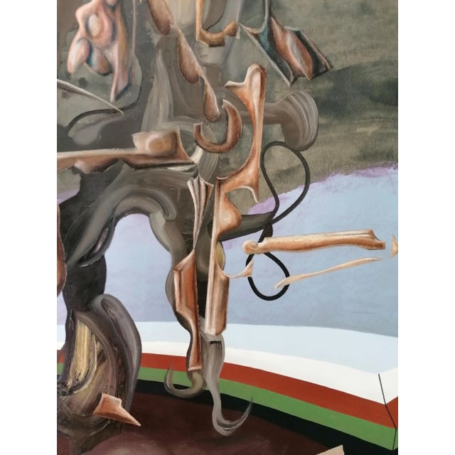 Stefano Mazzolini, Distilla, 2020, Oil & Charcoal on Canvas For Sale - Image 6 of 9