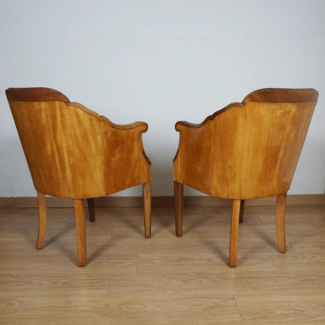 Art Deco Armchairs by Maurice Adams, 1930s, Set of 2 For Sale - Image 9 of 14