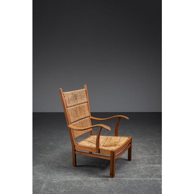 Vintage Lounge Chair in Wood, 1960s For Sale - Image 3 of 18
