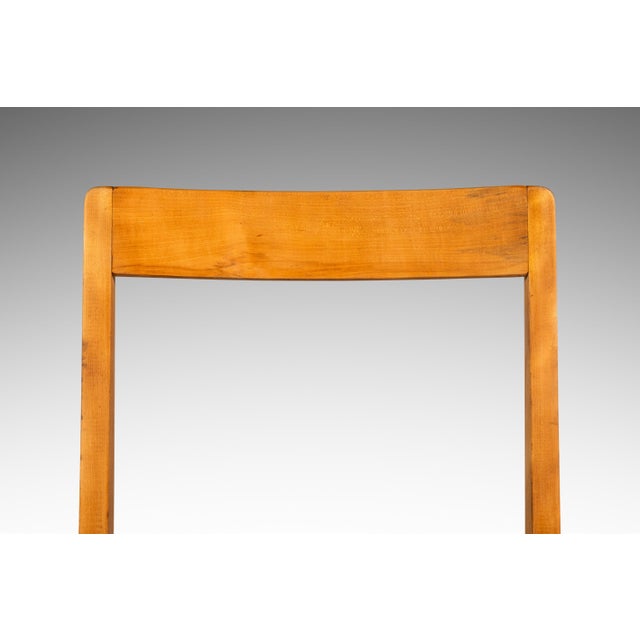 Mid-Century Modern Model 666 Side Chair in Birch & Green Strapping Attributed to Jens Risom for Knoll, Usa, Circa 1950s For Sale - Image 13 of 18