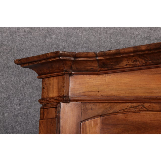 Baroque Cupboard in Walnut Inlay, 1780s For Sale - Image 14 of 18