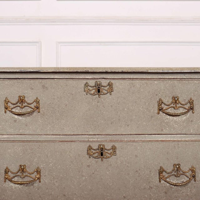 Paint Dutch Bombe Commode, 1820 For Sale - Image 7 of 11