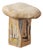 Primitif Sculpture in Fire-Treated Wood by Jean-Baptiste Van Den Heede For Sale