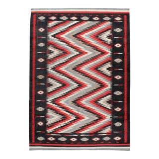 Galerie Shabab Collection Mid-20th Century Indian Flatweave Dhurrie Carpet For Sale