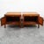 Mid Century Modern End Side Tables Walnut Storage Nightstands Pair Cabinet MCM For Sale - Image 4 of 10