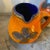 Burnt Orange Two 1970s Mid-Century Modern Fat Lava Ceramic German Jugs For Sale - Image 8 of 11