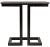 Black Alonzo Side Table in Black Metal with Marble For Sale - Image 8 of 10