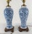 Chinese Chinoiserie Pair of Blue and White Table Lamps For Sale In New York - Image 6 of 12