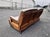 Restoration Hardware Deconstructed English Roll Arm Solid Wood and Begin Linen Sofa From Retired Restoration Hawrdware Collection For Sale - Image 4 of 5