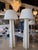 1970s Michael Taylor Monumental Pair 1970s Plaster Stone Floor Lamps Newly Wired For Sale - Image 5 of 13