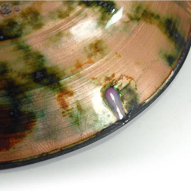 Metal Spanish Enamel Plate from Mas Art, 1970s For Sale - Image 7 of 9