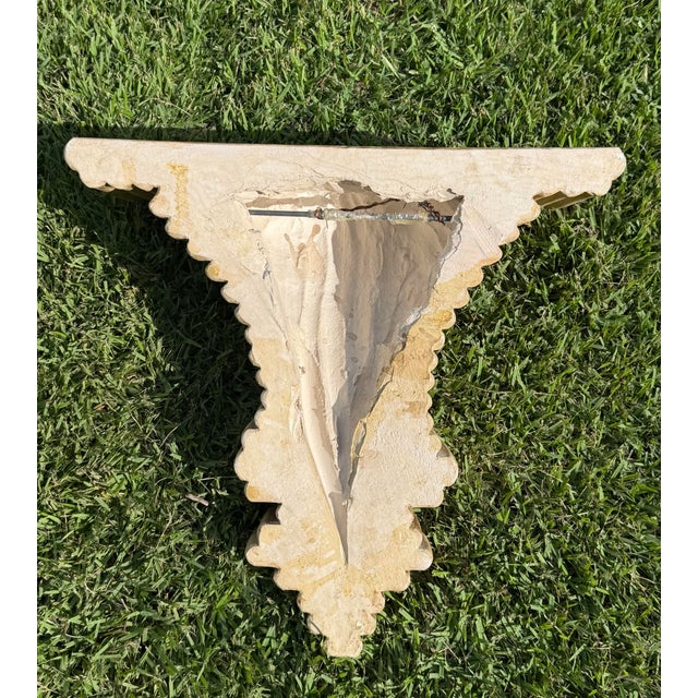 Vintage Art Deco Style Architectural Wall Bracket For Sale In Naples, FL - Image 6 of 12