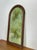 Celadon Vintage Arch Top Slag Glass Window, Early 20th C For Sale - Image 8 of 12