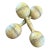 Antique Victorian Turn-of-the-Century Wooden Dumbbells - Pair For Sale