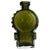 A delightful and highly sculptural olive green glass vase designed by the acclaimed Helena Tynell for Finnish glassworks...