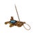18k Gold Blue Topaz Teddy Bear Pin or Pendant For Sale - Image 4 of 5