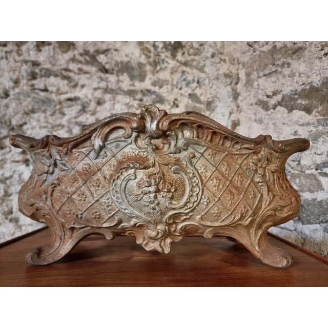 Antique French Cast Iron Jardinière, Charleville, Late 19th Century For Sale - Image 4 of 11