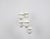 A special cascading white pendant made by kaiser leuchten, germany, 1970s designer: klaus hempel wonderful form and...