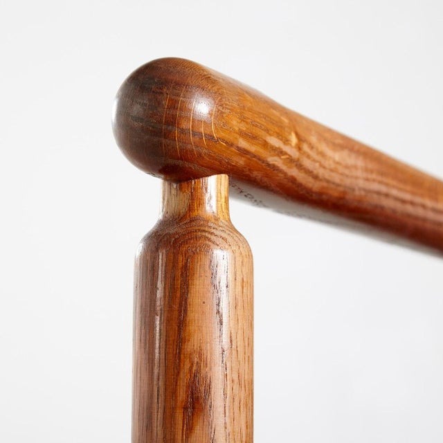 Oak Lounge Chair, 1970s For Sale - Image 6 of 12