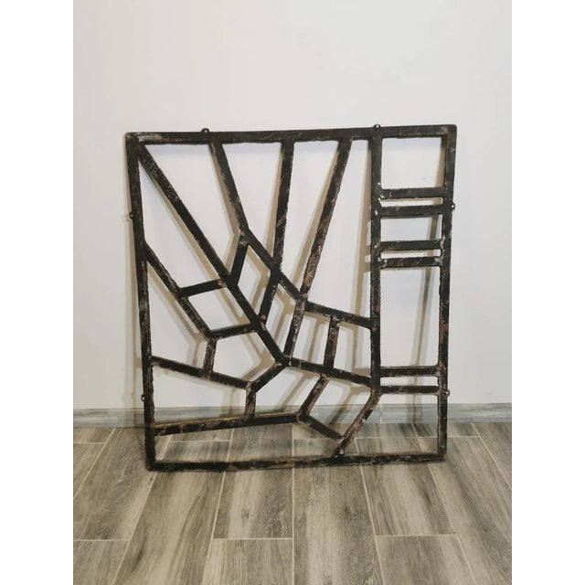 Vintage Metal Lattice Frame, in Good conditions. Designed 1920 to 1949