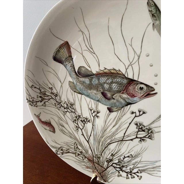 Vintage Johnson Brothers Fish Platter 16" Oval Serving Plate For Sale In Dallas - Image 6 of 6