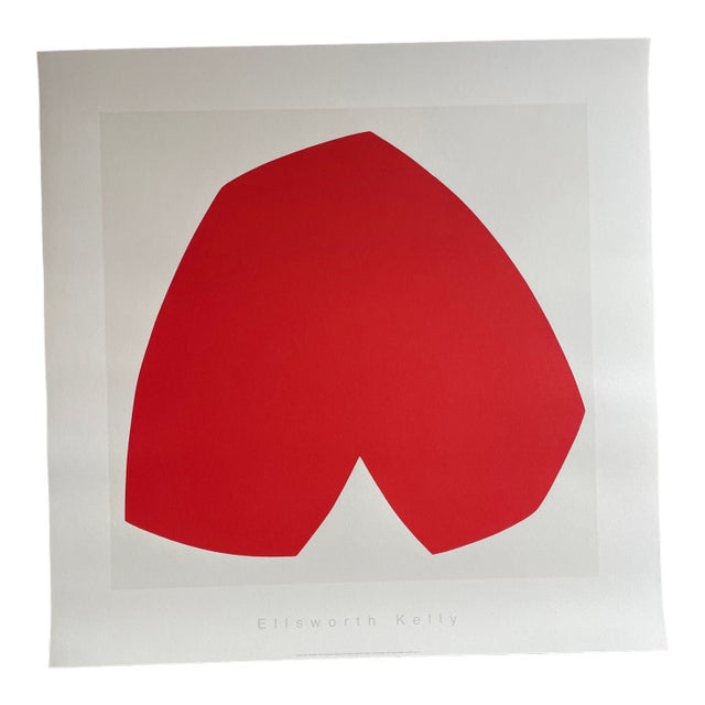 Ellsworth Kelly (1923-2015), Red White, 1962, Copyright Hèritieres De Ellsworth Kelly, Sabam Belgium 2004, Printed in Belgium For Sale