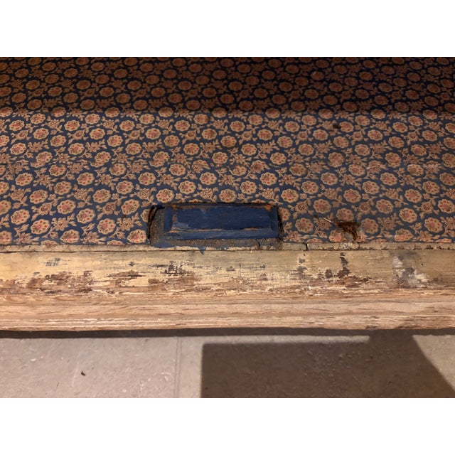 18th Century Painted Dutch Kas With Original Hardware and Lined Interiors For Sale - Image 13 of 13