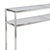 At home in a variety of decors, the Echelon console table pairs white marble slabs with a polished nickel iron frame. With...