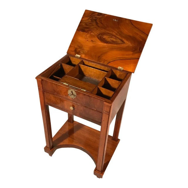 This exquisite Biedermeier Side or Sewing table dates back to 1820 and comes from Southern Germany. The original antique...