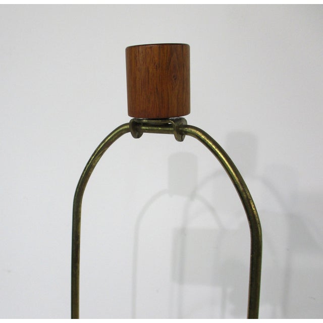 Gray Mid 20th Century Rare Gordon and Jane Martz Geometric Ceramic Table Lamp by Marshall Studios For Sale - Image 8 of 11