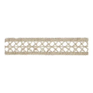 Sample - Schumacher Nicole Linen Braid in String For Sale