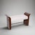 A single Art Deco bench with chrome stretchers and upholstered seat. This unique accent piece will complete the look of...
