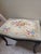 Early 20th Century Antique French Louis XV Vanity Bench Ottoman With Floral Needlepoint For Sale - Image 5 of 13