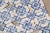 Antique 18th Century Portuguese Blue & White Tiles Set of 61 With Repeating Floral-Geometric Pattern For Sale - Image 17 of 18