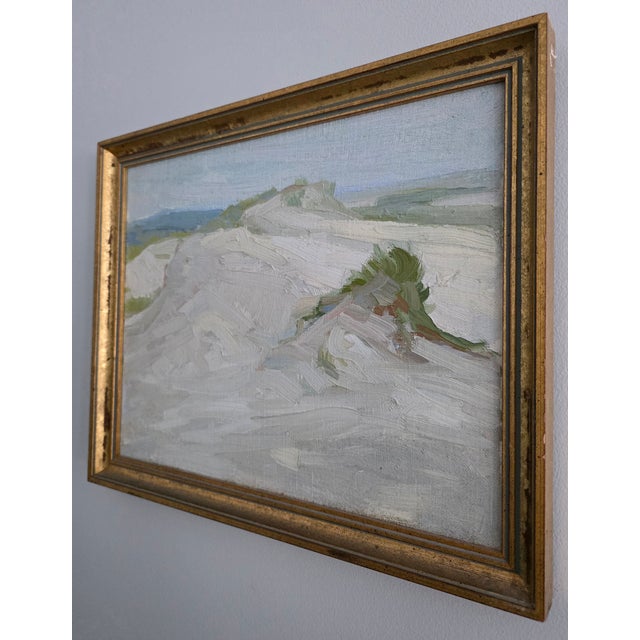 Impressionist Early 20th Century Impasto Impressionist Beach Scene, Framed For Sale - Image 3 of 5
