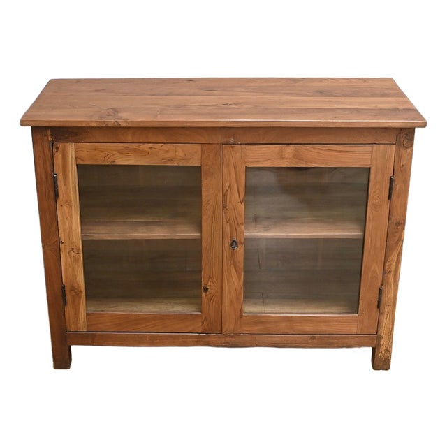 Early 20th Century Teak Display Case, India For Sale