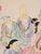 Vintage Japanese Shikishi Board Painting "Seven Lucky Gods" Signed Yoshinaka For Sale In Los Angeles - Image 6 of 10