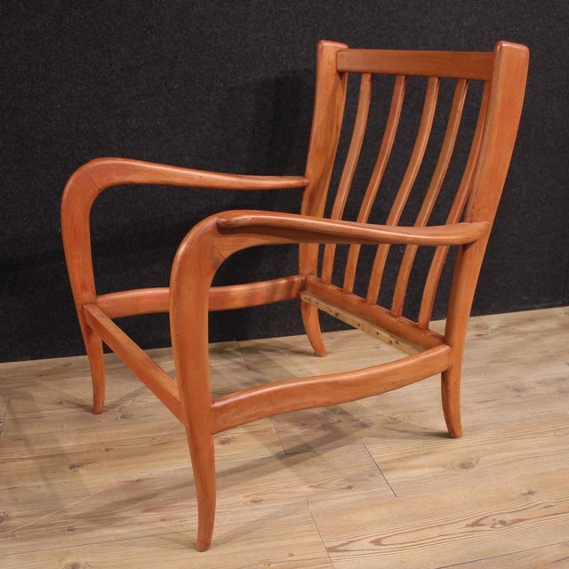 Italian Armchairs in the style of Paolo Buffa, 1970s, Set of 2 For Sale - Image 6 of 13