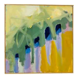 Abstract Oil on Canvas Signed David Ament For Sale